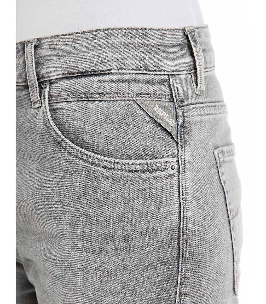 MARTYスリムボーイフィットスーパーストレッチデニム 詳細画像 ライトグレー 6